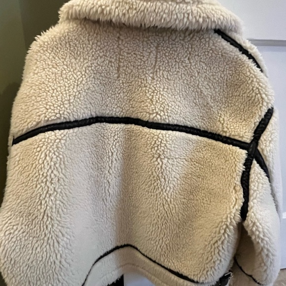 Zara shearling moto jacket - Picture 3 of 3